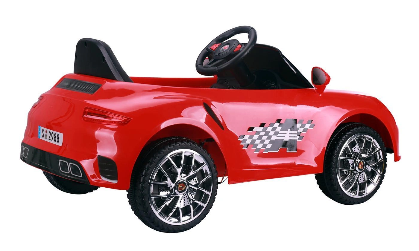 Porsche Dream Ride: 12V Electric Car for Kids! Parental Control & Power Display! Awesome Suspension!